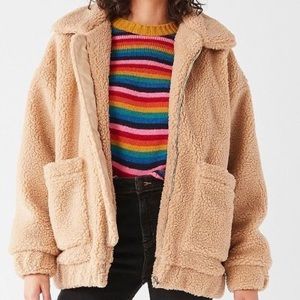 I.AM.GIA Camel Teddy Pixie Coat Size XS